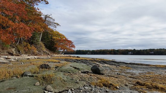 Wolfe do Pescoço à beira-Mar Lugares de Campismo em Maine