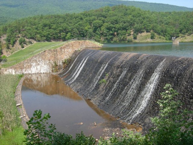 Douthat Lake in Virginia
