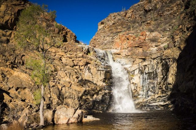 Tanque Verde Falls in Arizona