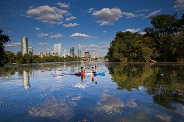 Lady Bird Lake in Central Texas