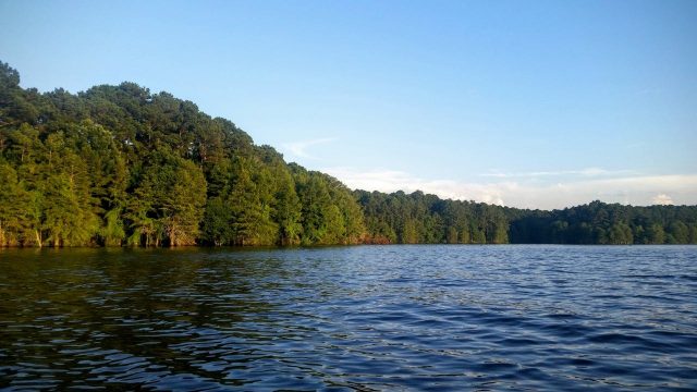 Toledo Bend Reservoir in East Texas