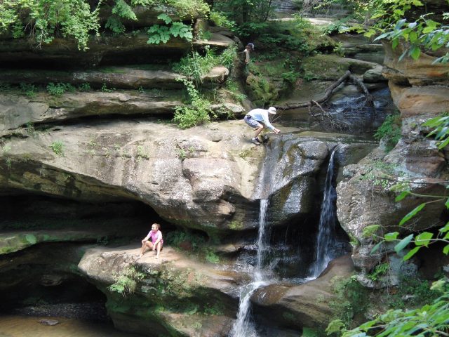 Cave Falls in Southern Illinois