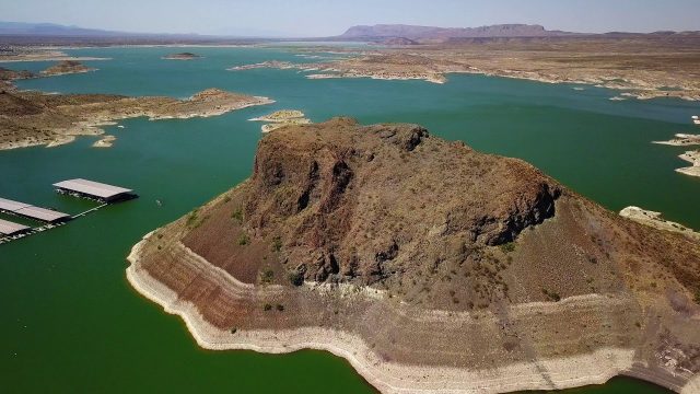 Elephant Butte Reservoir in Southern New Mexico