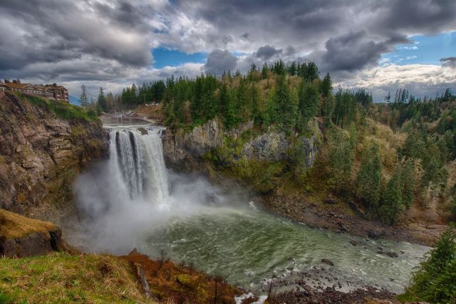 Snoqualmie Falls in Northern Washington
