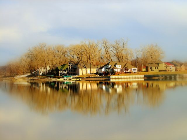 Carter Lake in Nebraska