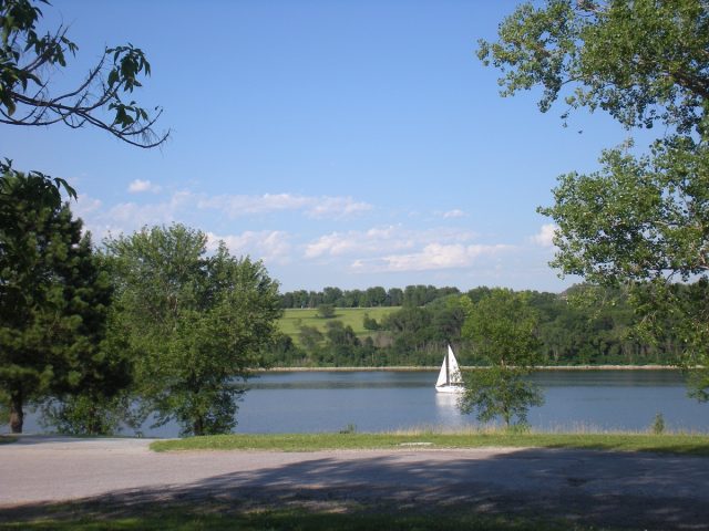 Glenn Cunningham Lake in Nebraska