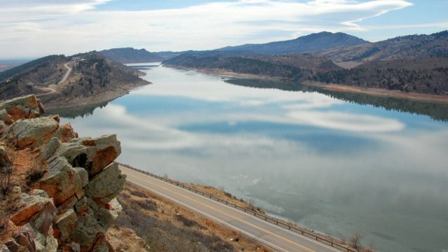 Horsetooth Reservoir in Northern Colorado