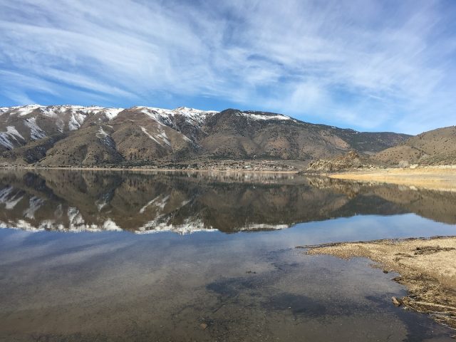 Topaz Lake in Northern Nevada