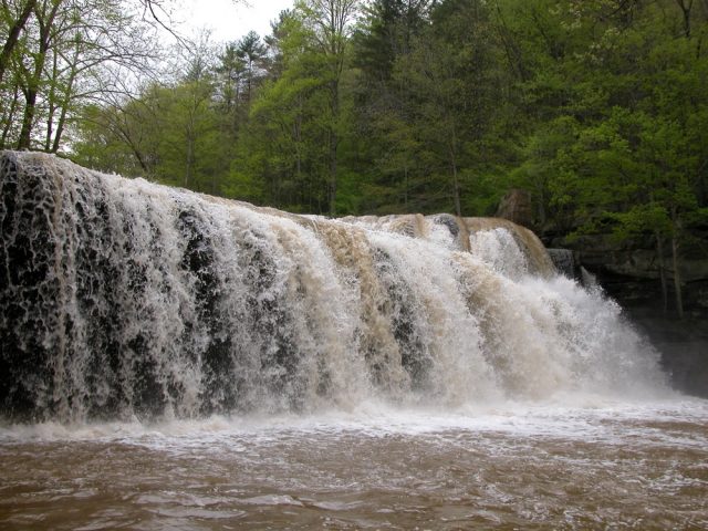 Brush Creek Falls in West Virginia