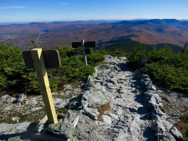 Mt. Abraham Trail in Central Vermont