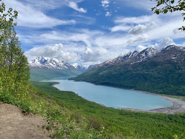 Eklutna Lake in Alaska