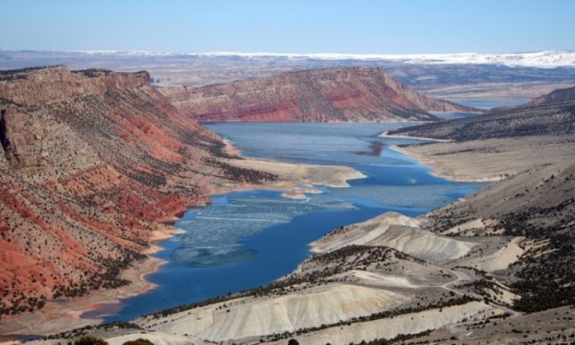 Flaming Gorge Reservoir in Wyoming