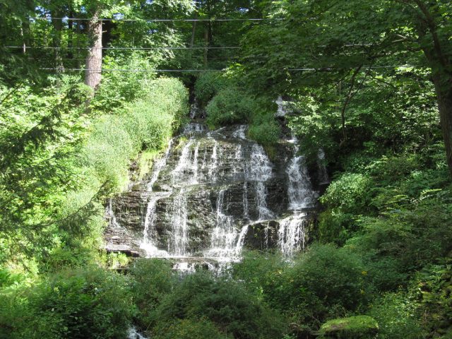 Slatestone Brook Falls in Northern Massachusetts