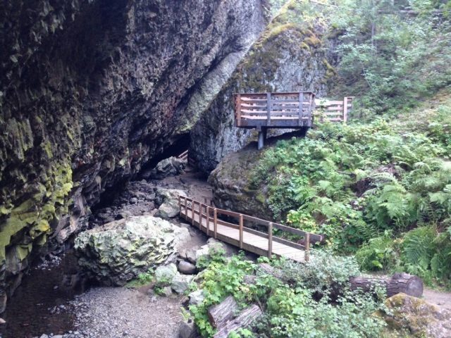 Boulder Cave in Southern Washington