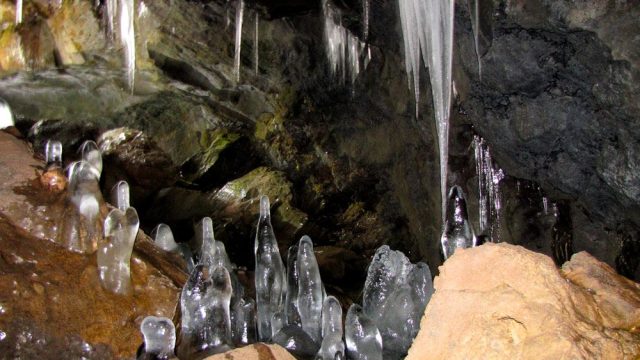 Guler Ice Caves in Southern Washington