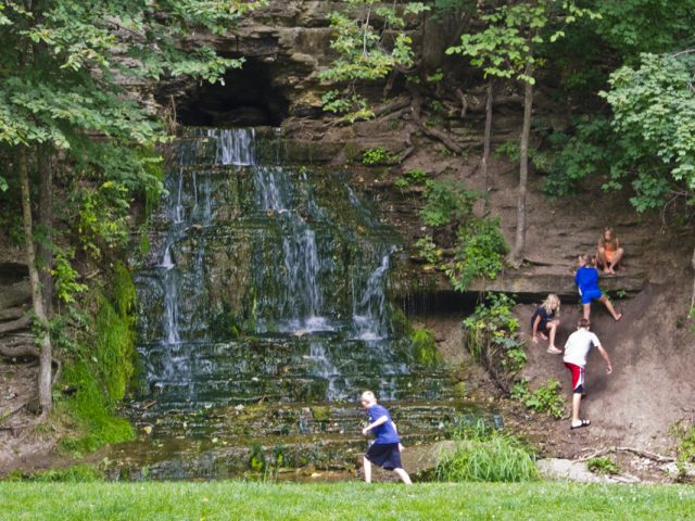 Beulah Springs Falls in Iowa