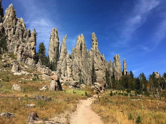 Cathedral Spires Trail in South Dakota