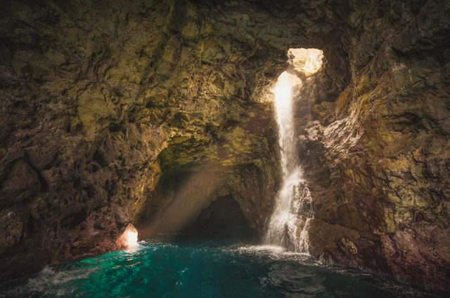 Double Door Cave in Hawaii