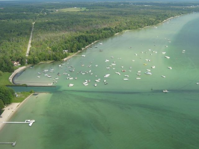 Mullett Lake in Northern Michigan