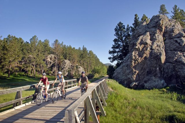 The George S. Mickelson Trail in South Dakota