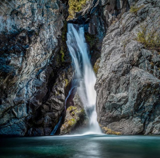 Crow Creek Falls in Montana