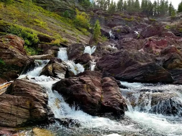 Redrock Falls in Montana