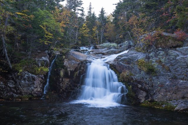 Crystal Cascade Falls in New Hampshire