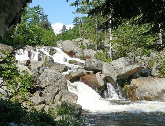 Jackson Falls in New Hampshire