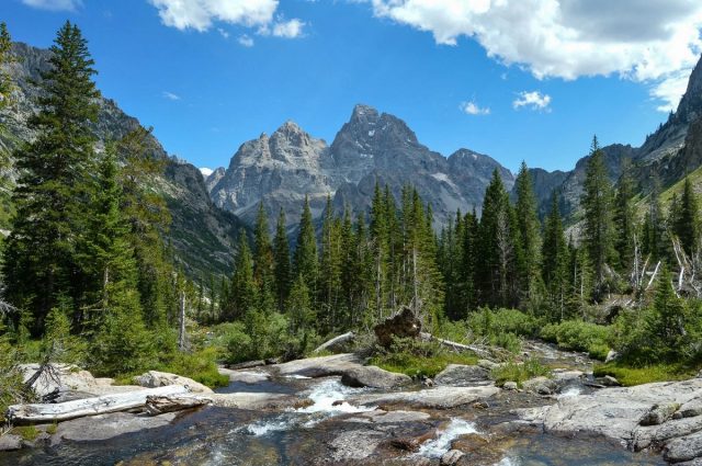 Cascade Canyon Trail in Northern Wyoming