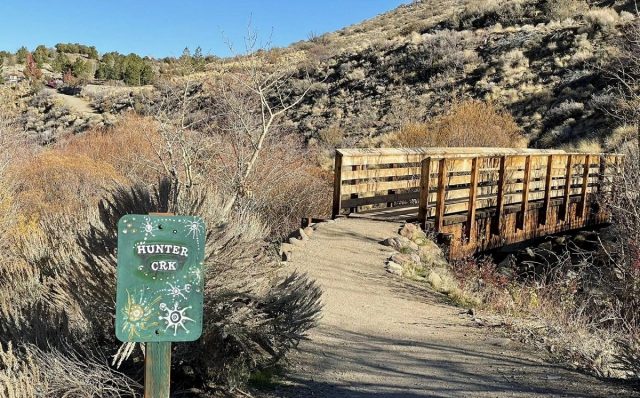 Hunter Creek Trail in Northern Nevada