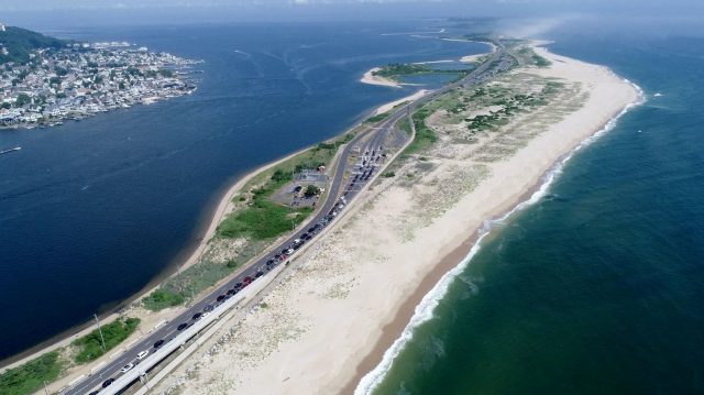 Sandy Hook Beaches in New Jersey