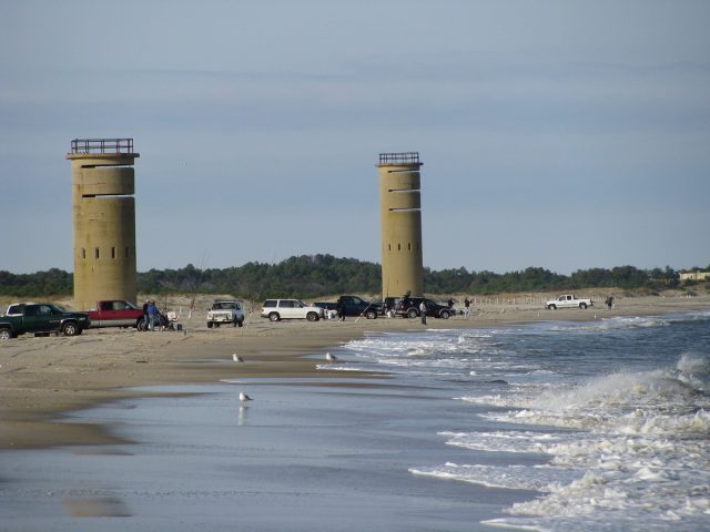 Towers Beach in Delaware