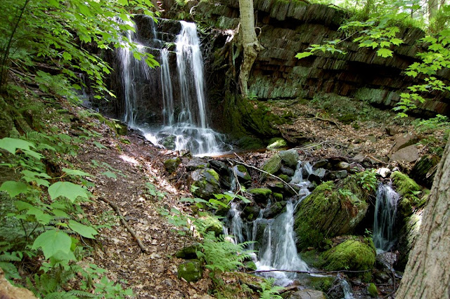 Worthington State Forest Waterfall in New Jersey