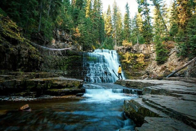 Ousel Falls Trail in Montana